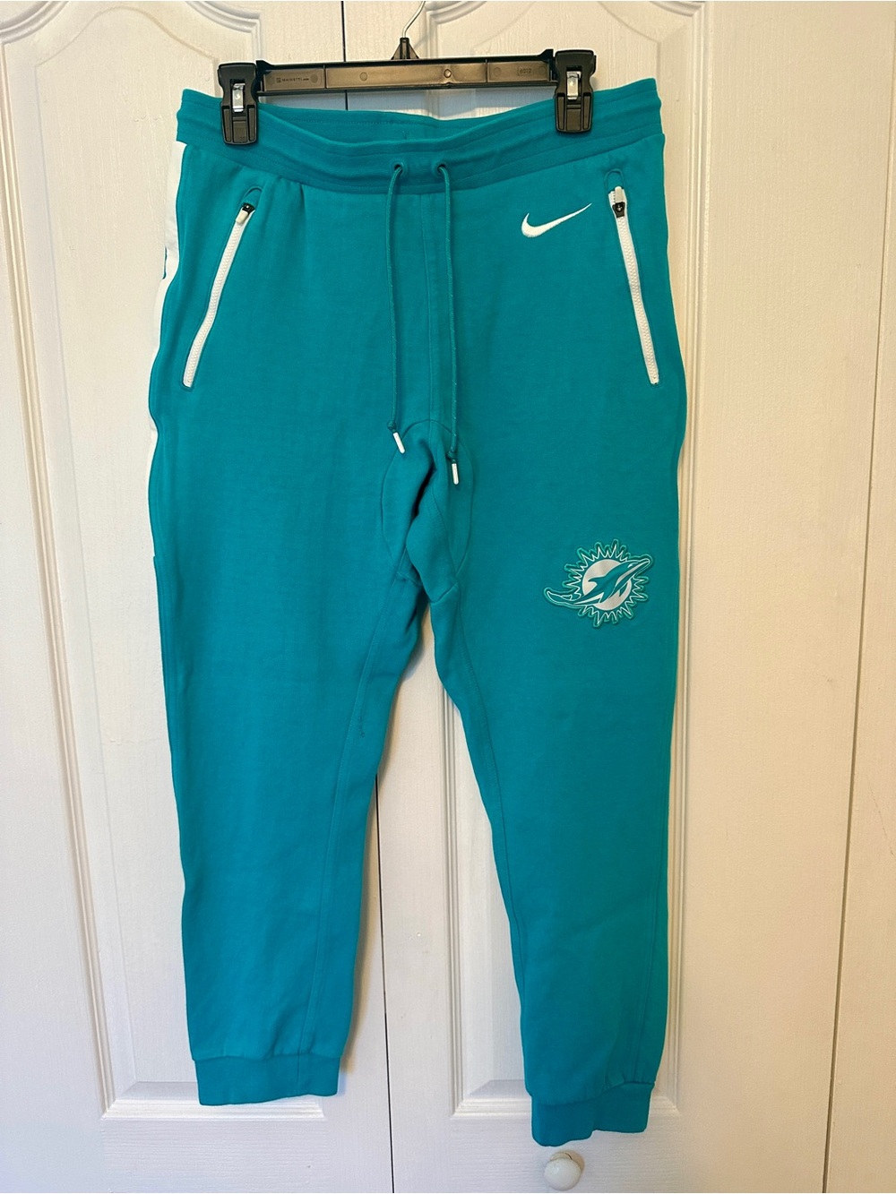 Nike Teal Jogger Sweatpants with Miami Dolphins Logo